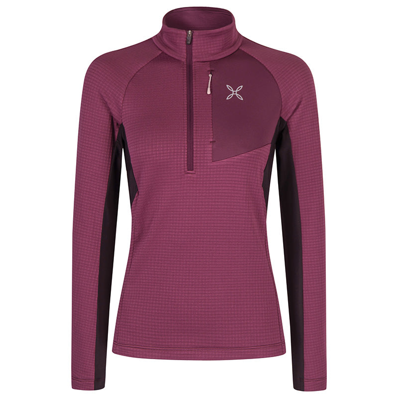Maglia donna Stretch Color 3 Zip