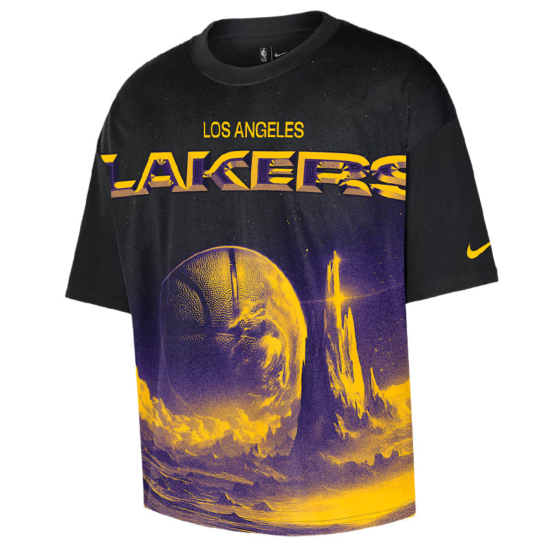 T-Shirt uomo NBA Los Angeles Lakers Courtside