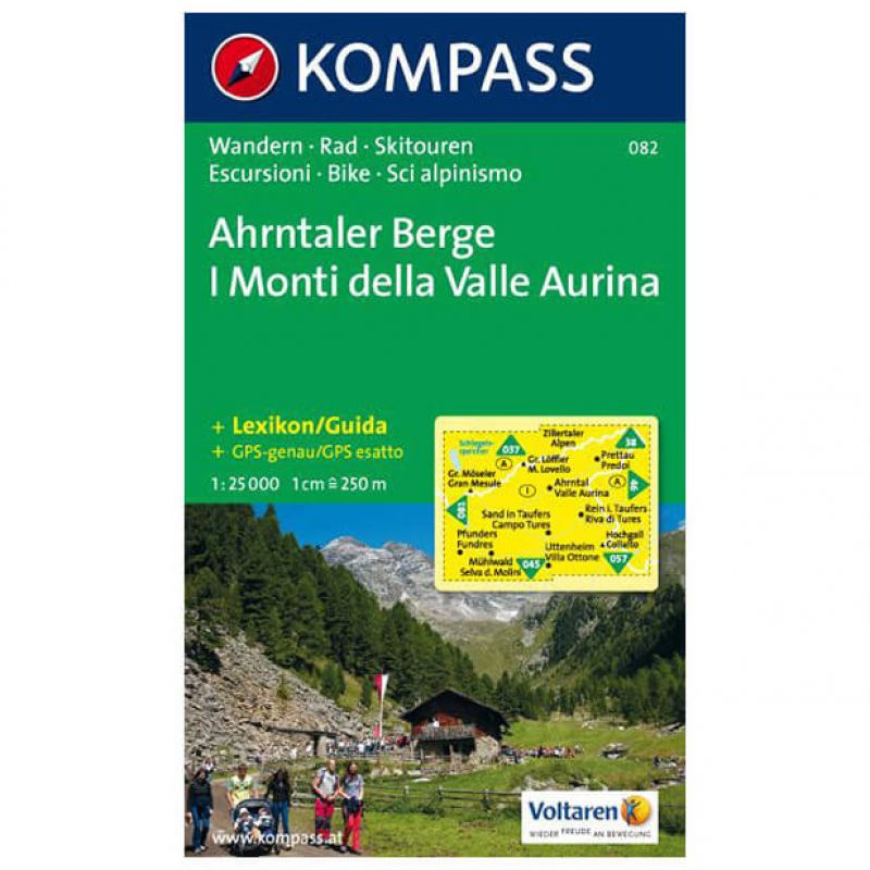 Cartina Monti Di Valle Aurina