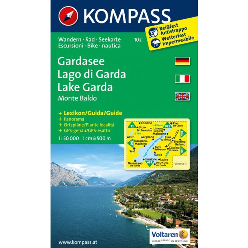 Cartina Lago Di Garda Monte Baldo