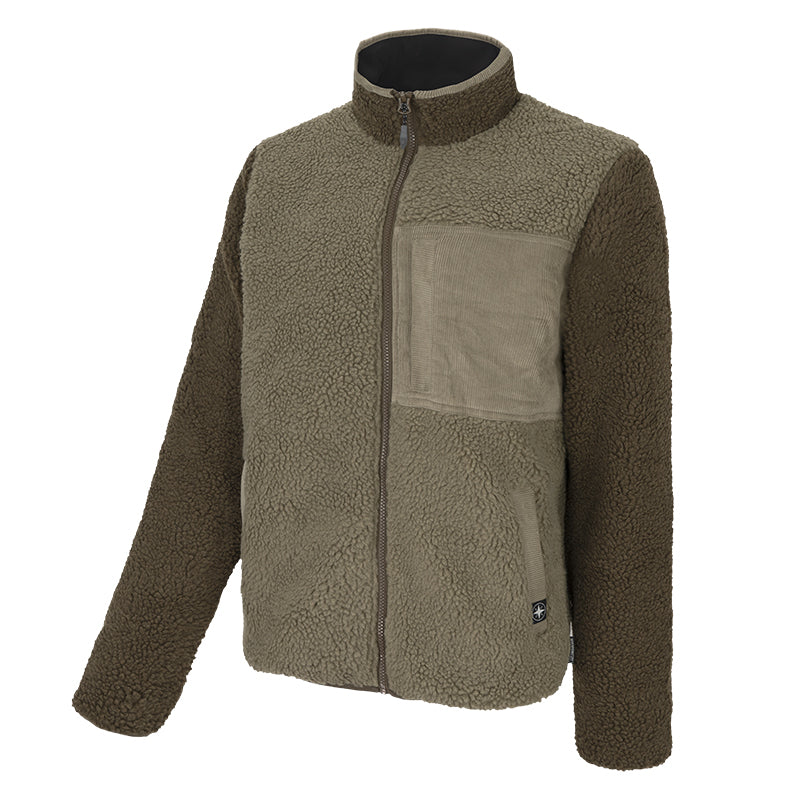 Pile uomo Trobio mock neck orsetto