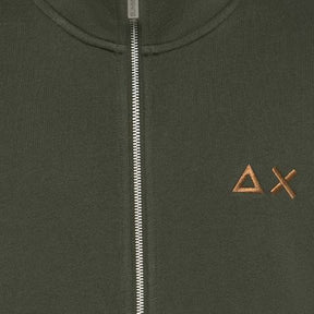 Felpa uomo cotone zip