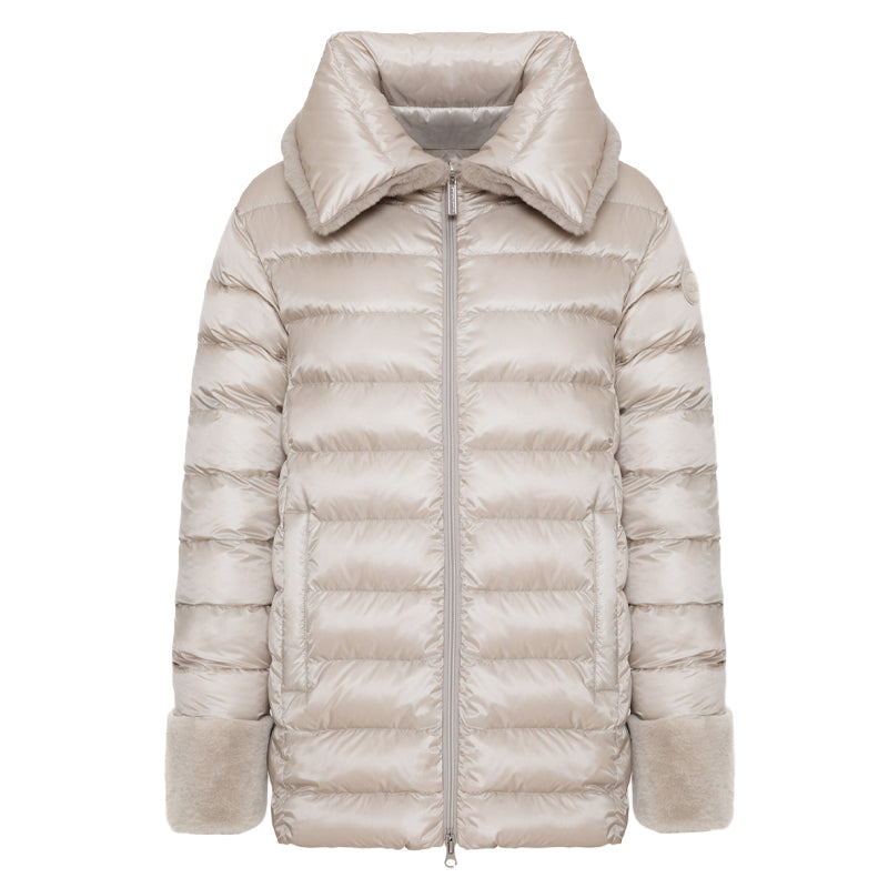 Giacca donna ecopelliccia reversibile