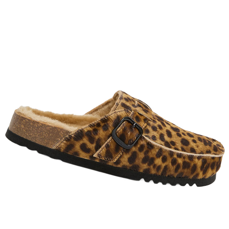 Ciabatte donna Dakota cavallino eco-fur