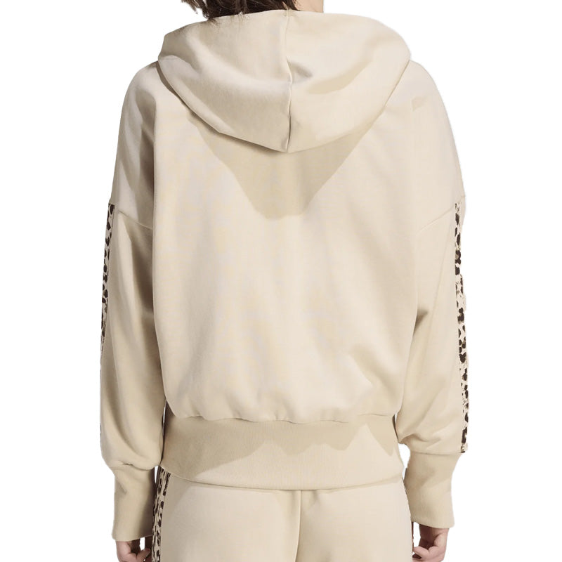 Felpa donna Seasonal Essentials Animal Print 3 Stripes