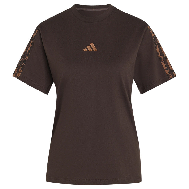 T-shirt donna Seasonal Essentials Animal Print 3-Stripes