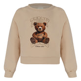 Felpa bambina crew teddy club