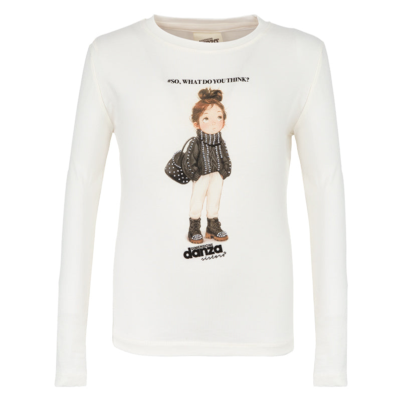 Maglia bambina little girl