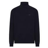 Maglione uomo dolcevita lana e cotone