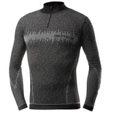 Maglia uomo 3D Lupetto mezza zip