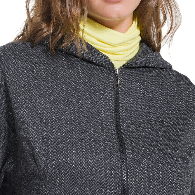 Felpa donna Jacquard Full Zip