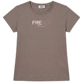 T-Shirt donna Stampa Oro