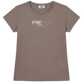 T-Shirt donna Stampa Oro