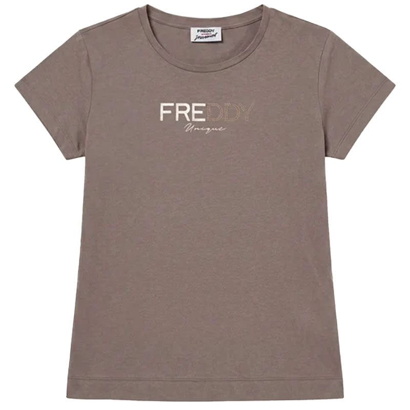 T-Shirt donna Stampa Oro