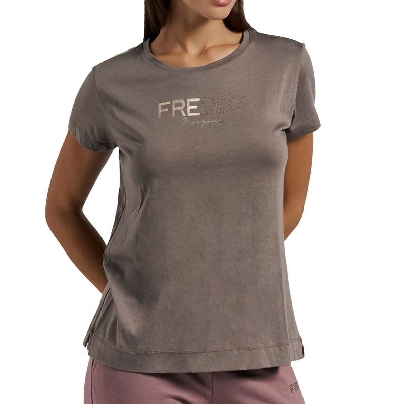 T-Shirt donna Stampa Oro