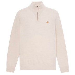 Maglione uomo Zip a un Quarto Lana