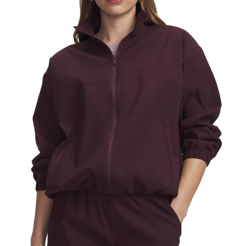 Felpa donna Unstoppable Woven Full zip