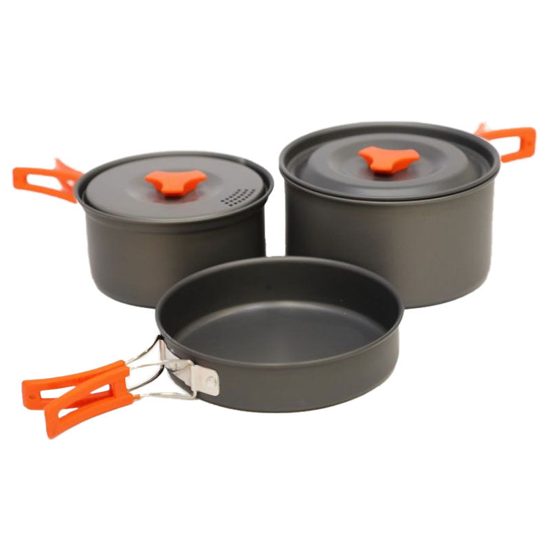 Kit Cook Hard Anodised 2 persone