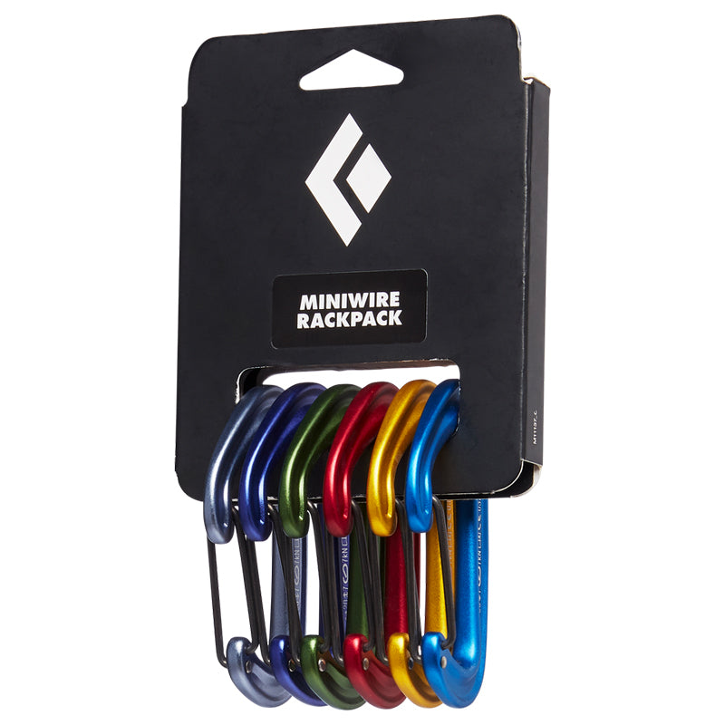 Set 6 Moschettoni Miniwire Rackpack